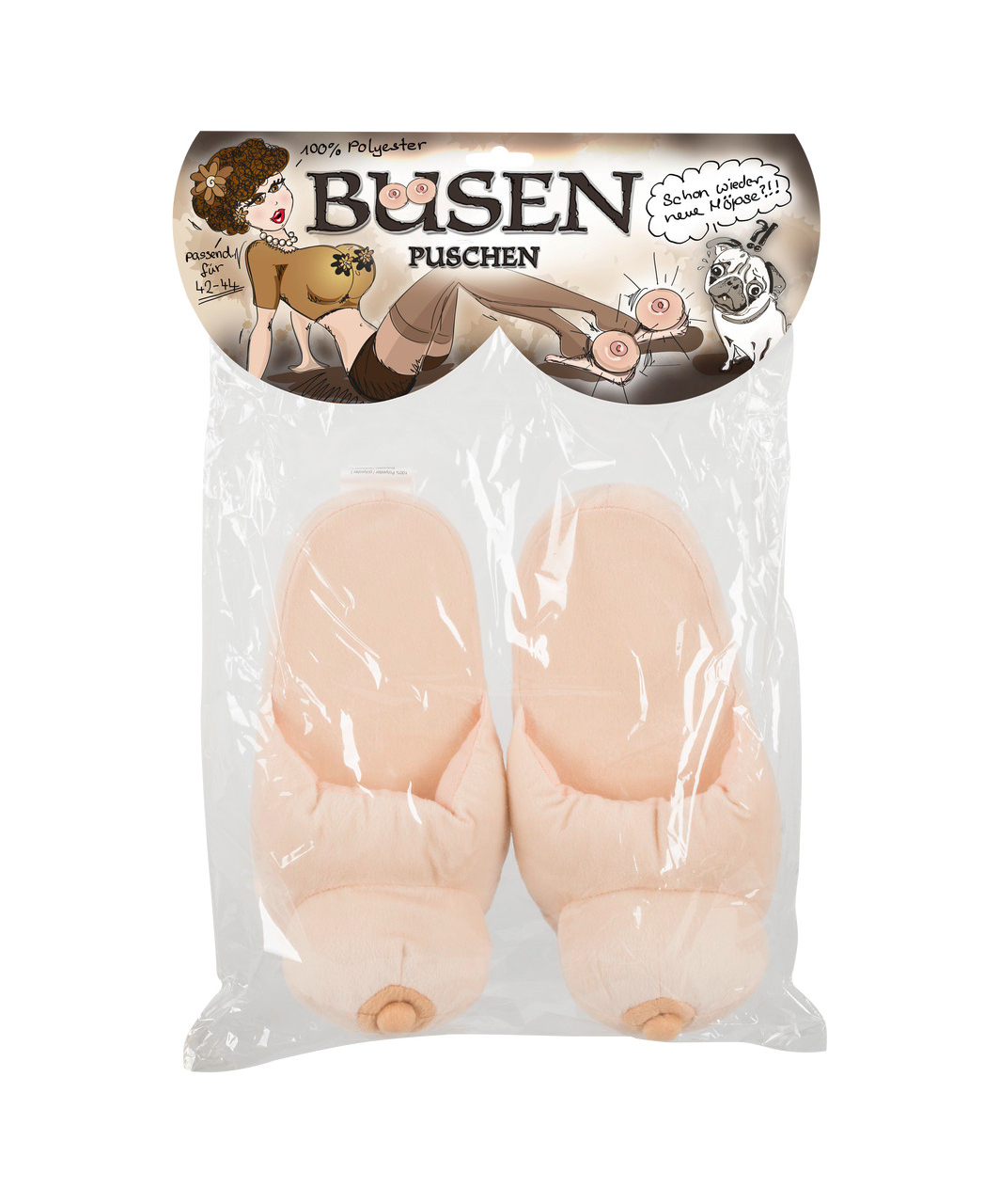 OV plush boob slippers