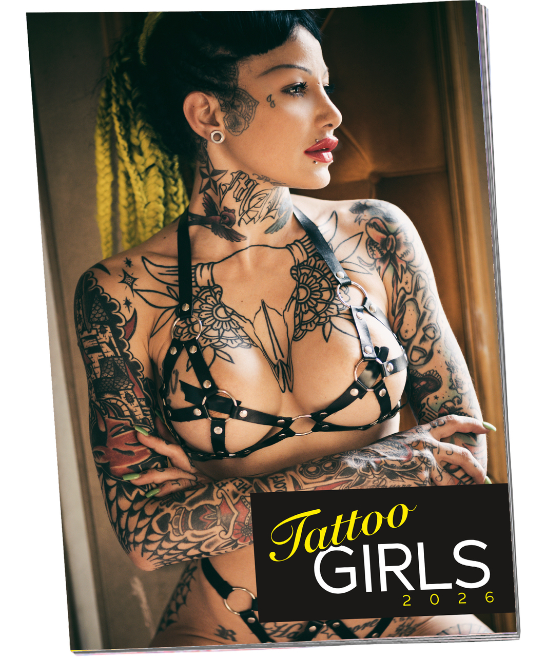 OV Seinäkalenteri Tattoo Girls