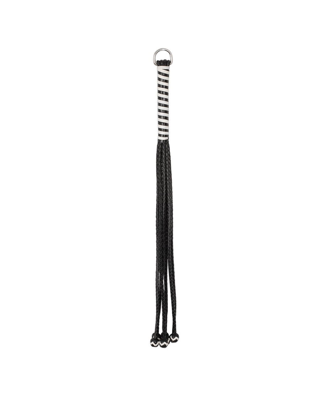 Zado leather flogger with balls