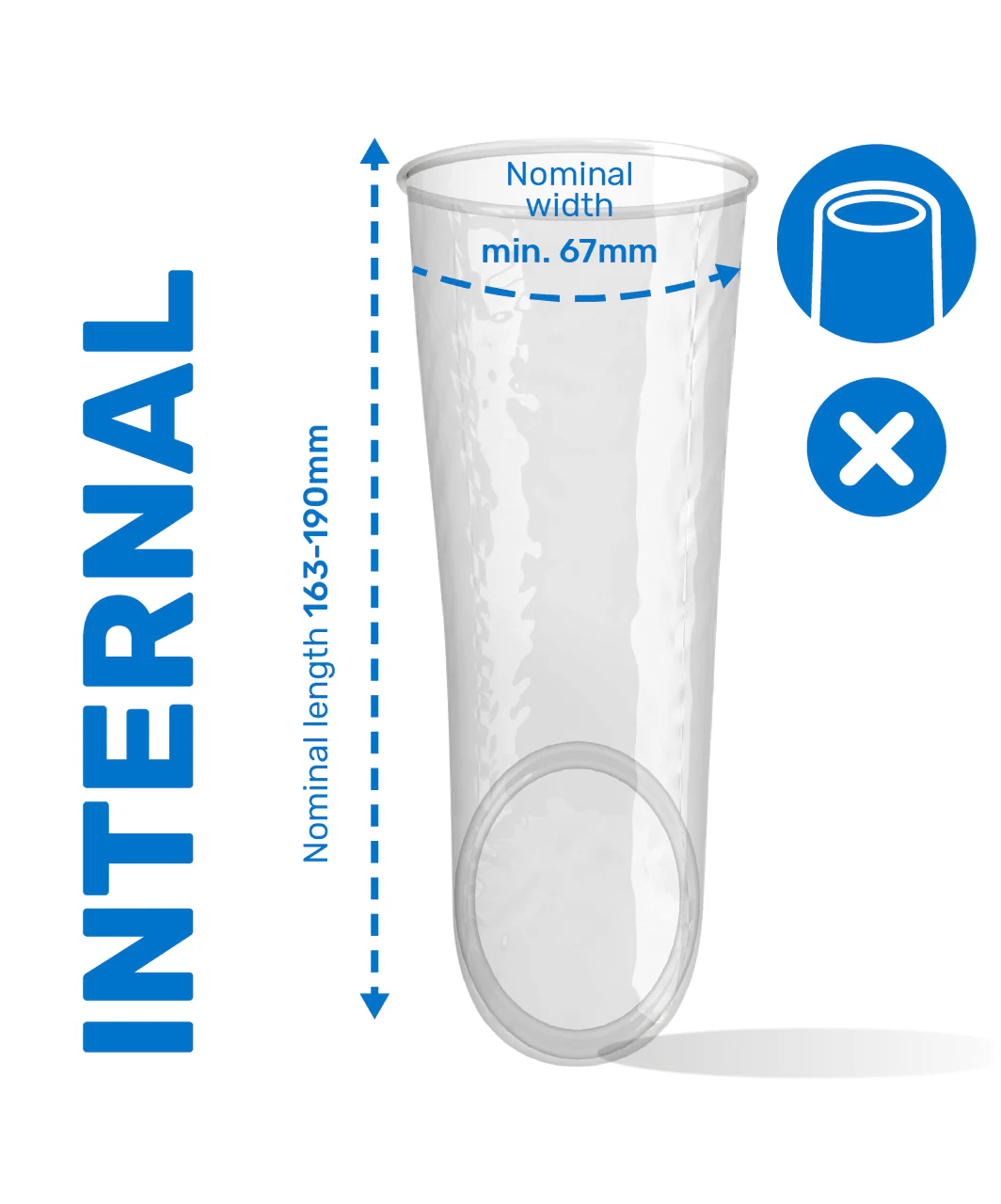 Pasante internal/female condom (1 pc)