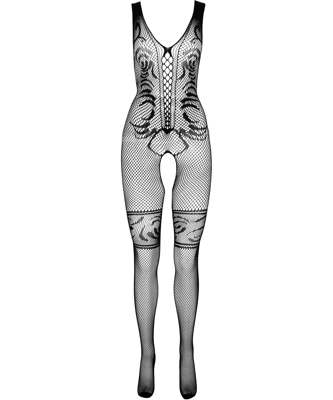 Passion BS069 net crotchless bodystocking