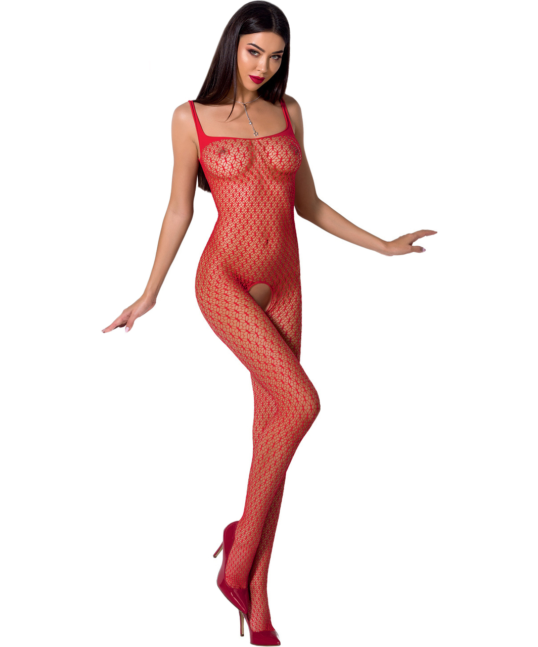 Passion BS071 net crotchless bodystocking