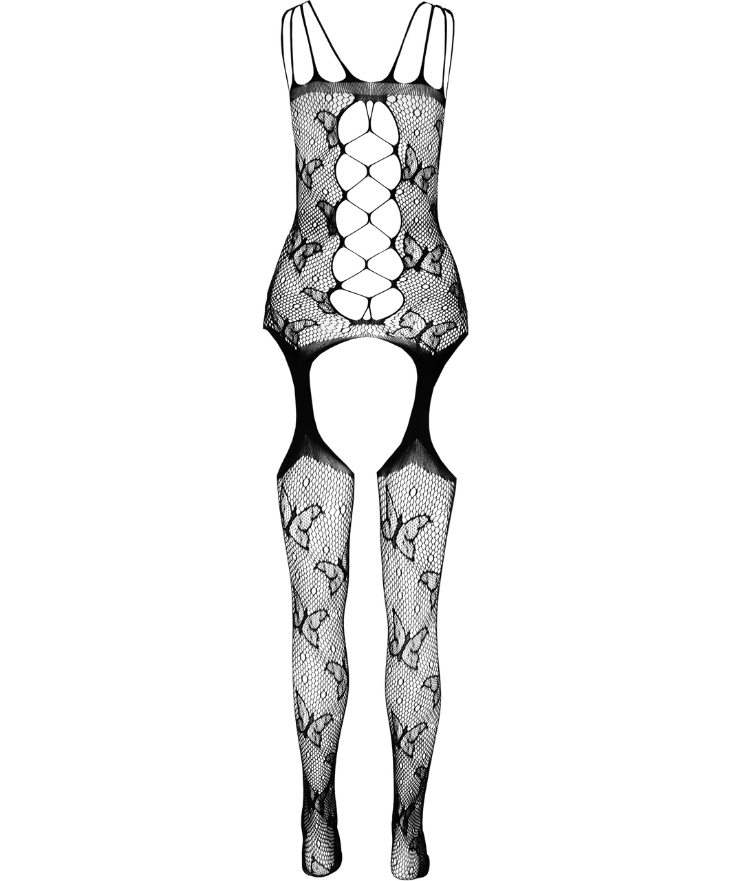 Passion BS075 net crotchless bodystocking