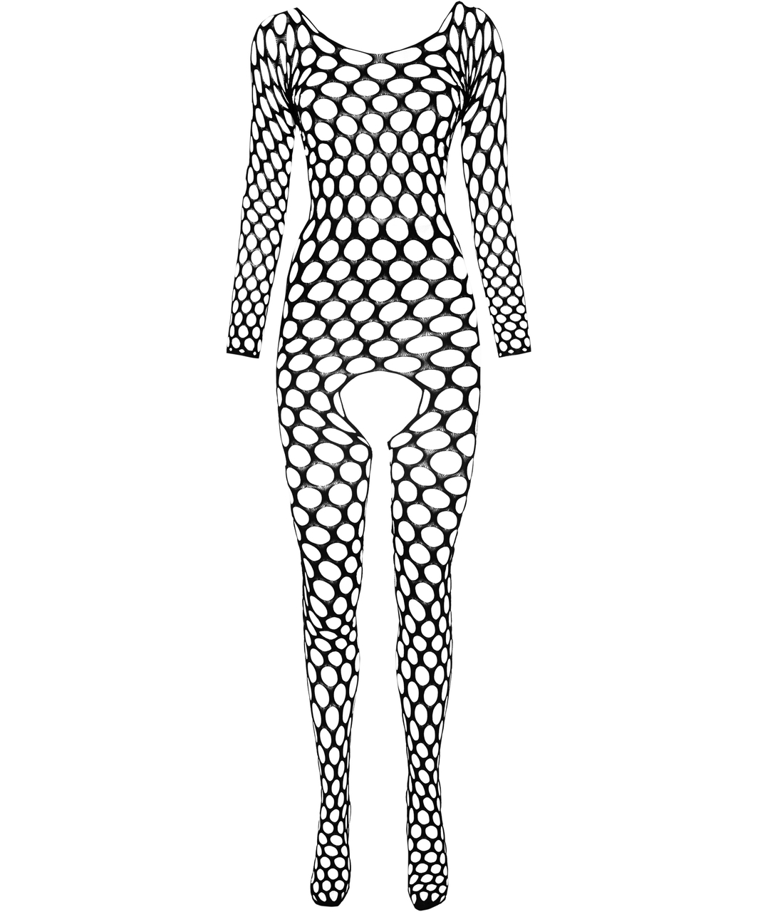 Passion BS077 net crotchless bodystocking