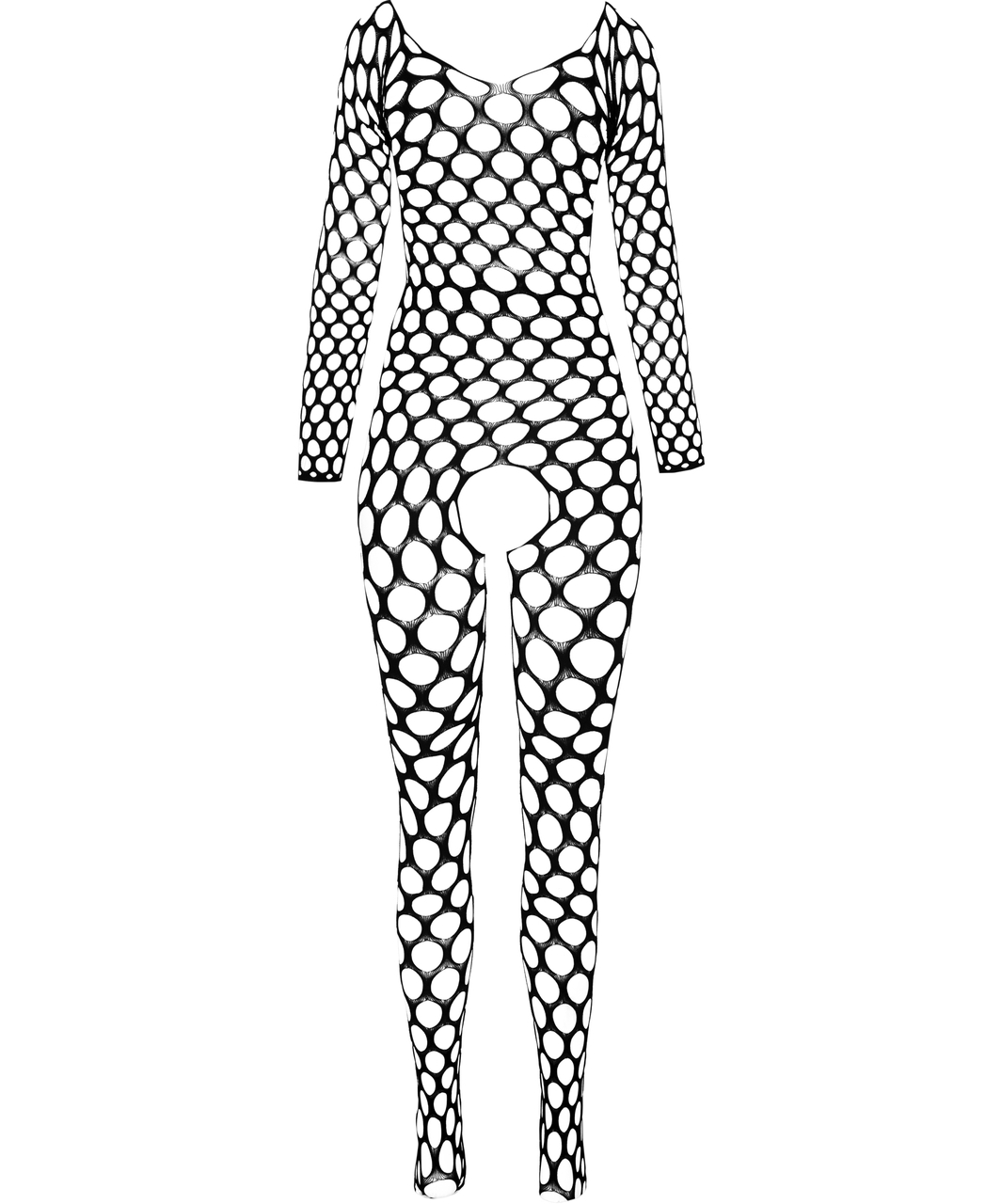 Passion BS077 net crotchless bodystocking