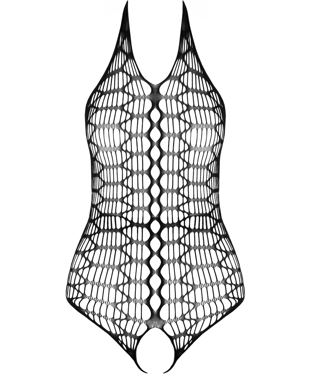 Passion BS087 net crotchless bodysuit