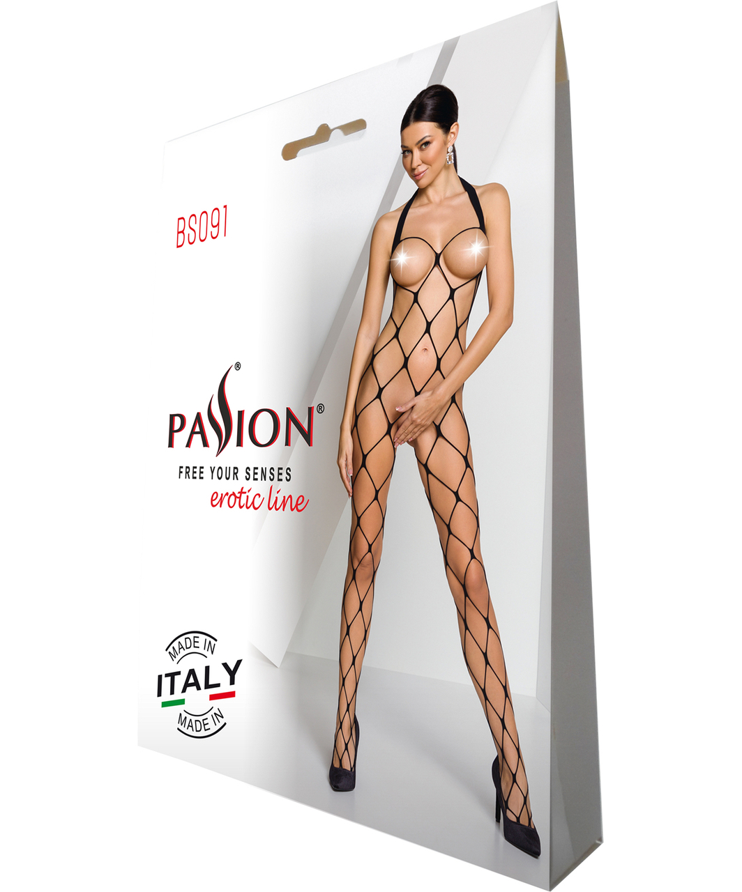 Passion BS091 net crotchless bodystocking