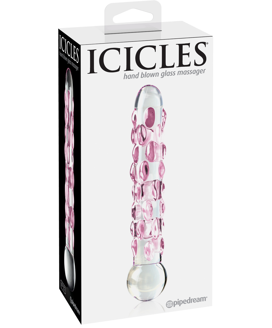 Icicles No. 7 stiklinis dildo