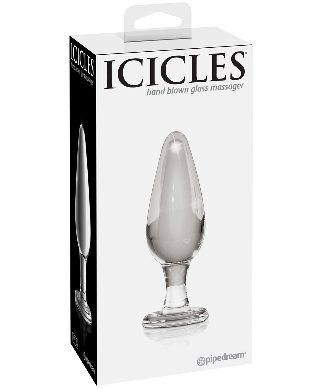 Icicles No. 26 стеклянная анальная пробка