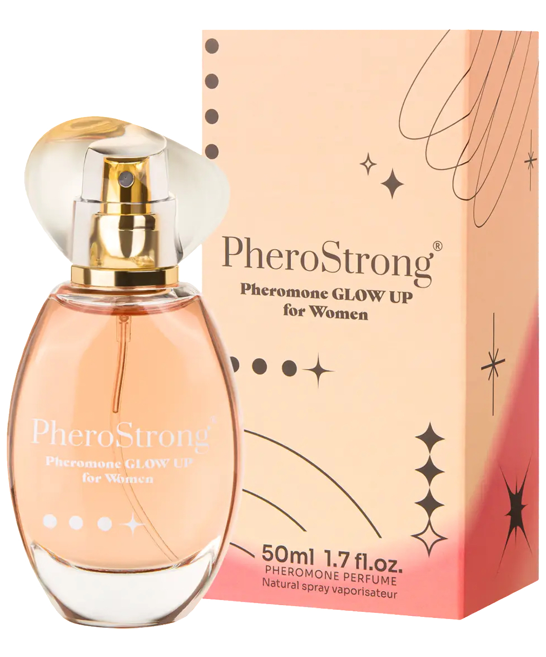 PheroStrong Glow Up feromonihajuvesi naisille (50 ml)