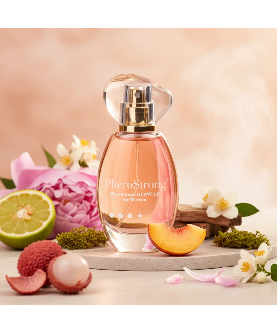 PheroStrong Glow Up feromonihajuvesi naisille (50 ml)