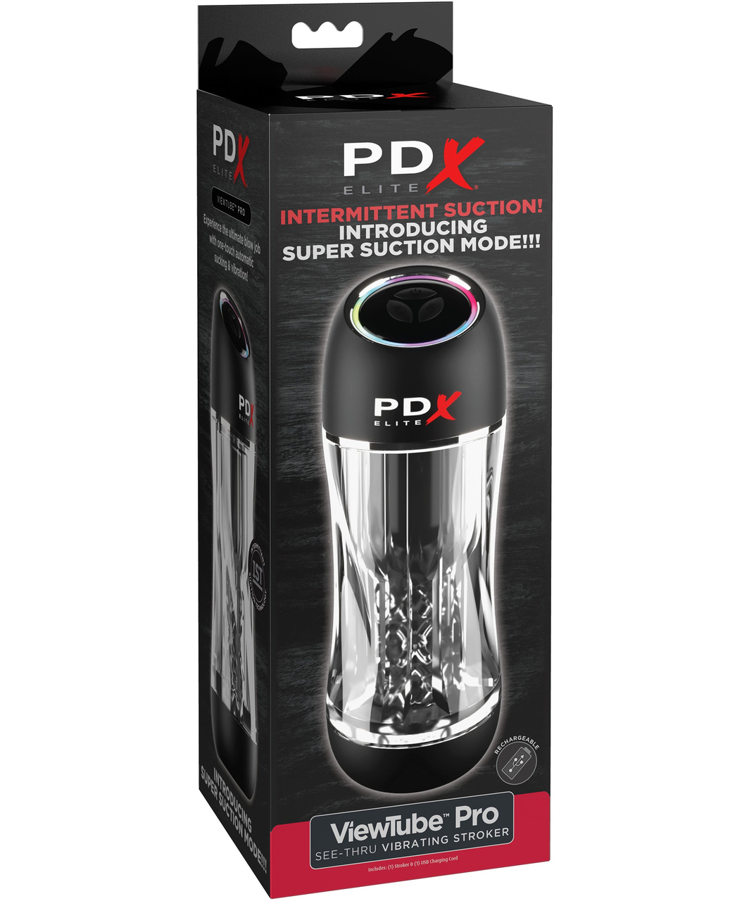 Pipedream PDX Elite ViewTube Pro wibrujący masturbator