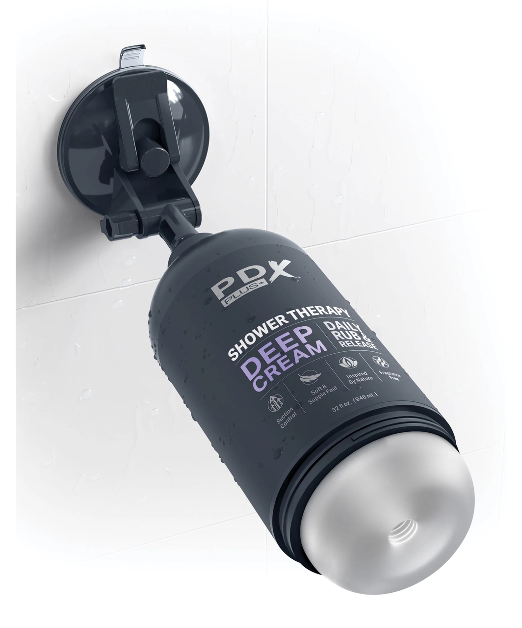 Pipedream PDX Plus Deep Cream Shower Therapy Stroker