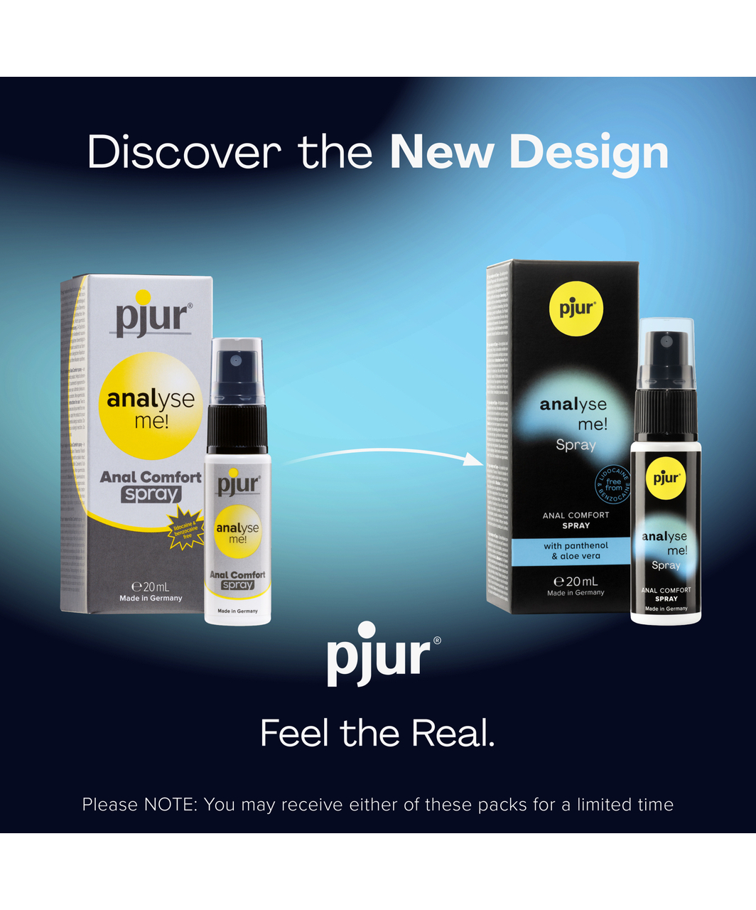 pjur analyse me! Anal Comfort anaalisuihke (20 ml)