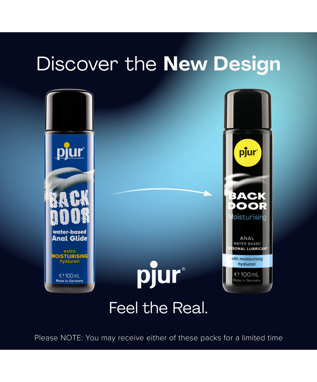 pjur Back Door Moisturising lubrikants anālajam seksam (30 / 100 ml)