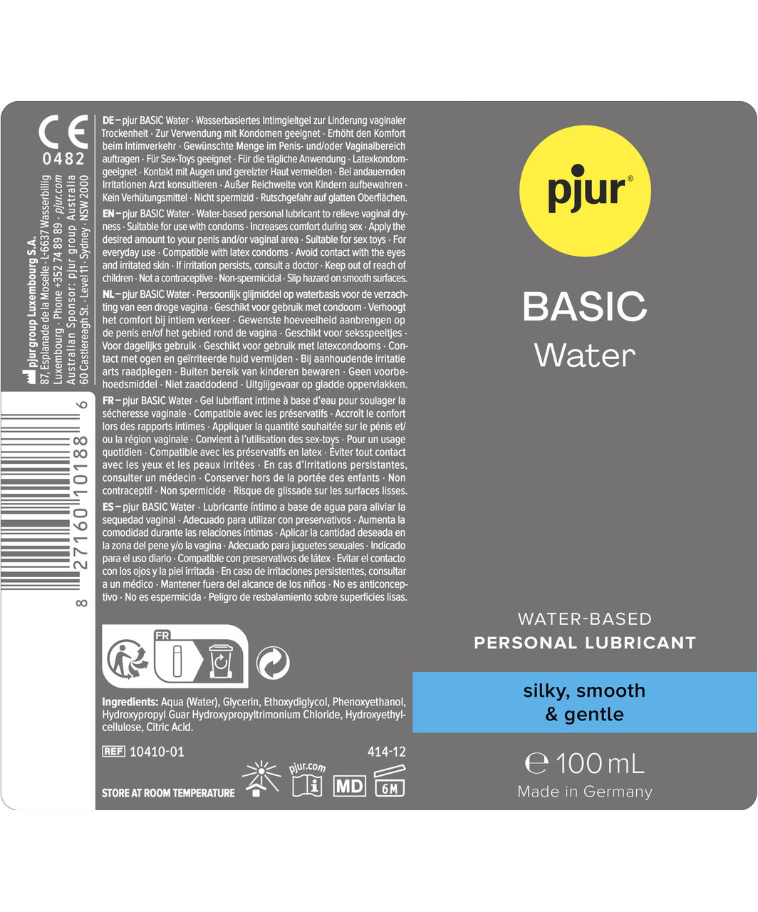pjur Basic Water lubrykant na bazie wody (100 ml)