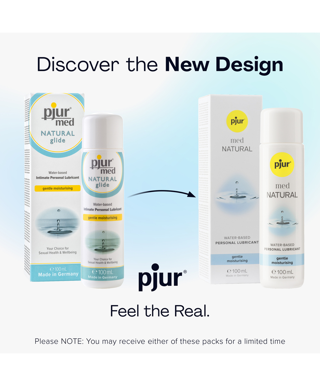 pjur med Natural water-based personal lubricant (100 ml)