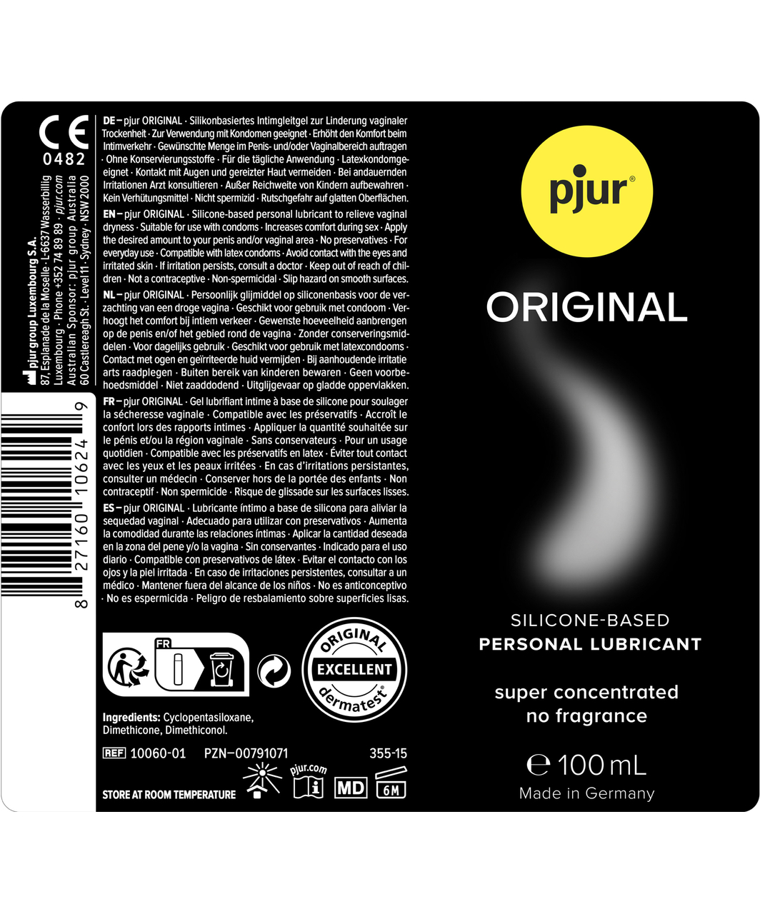 pjur Original lubrykant silikonowy (30 / 100 ml)