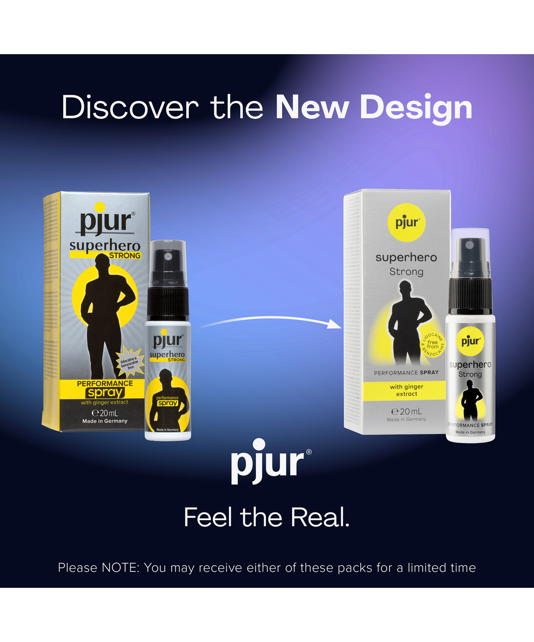 pjur Superhero Strong Peformance viivituspihusti (20 ml)