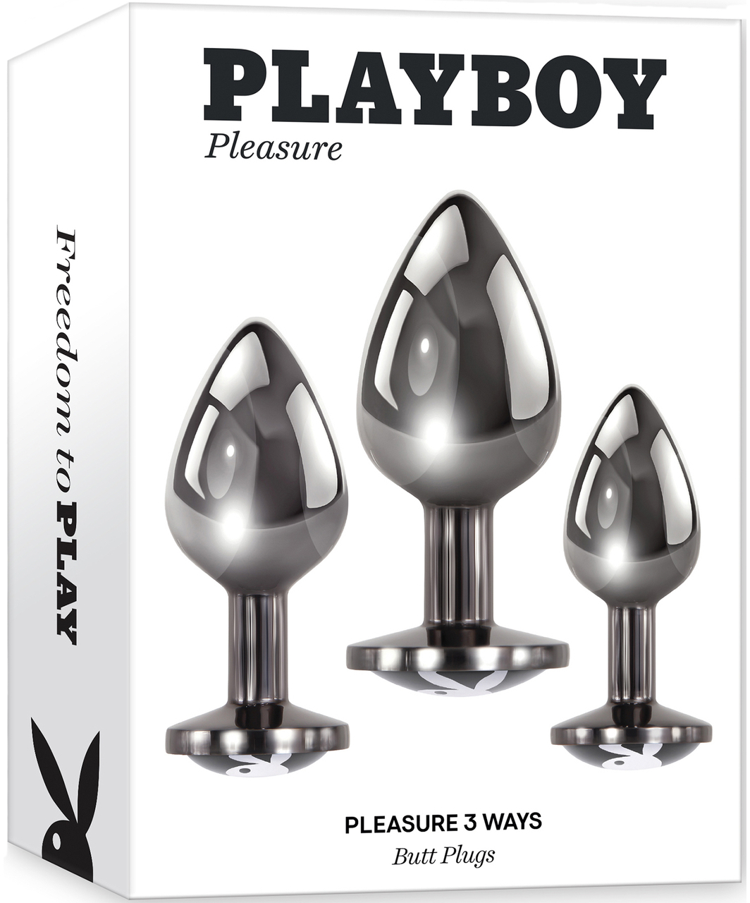 Playboy Pleasure metāla anālo stimulatoru komplekts
