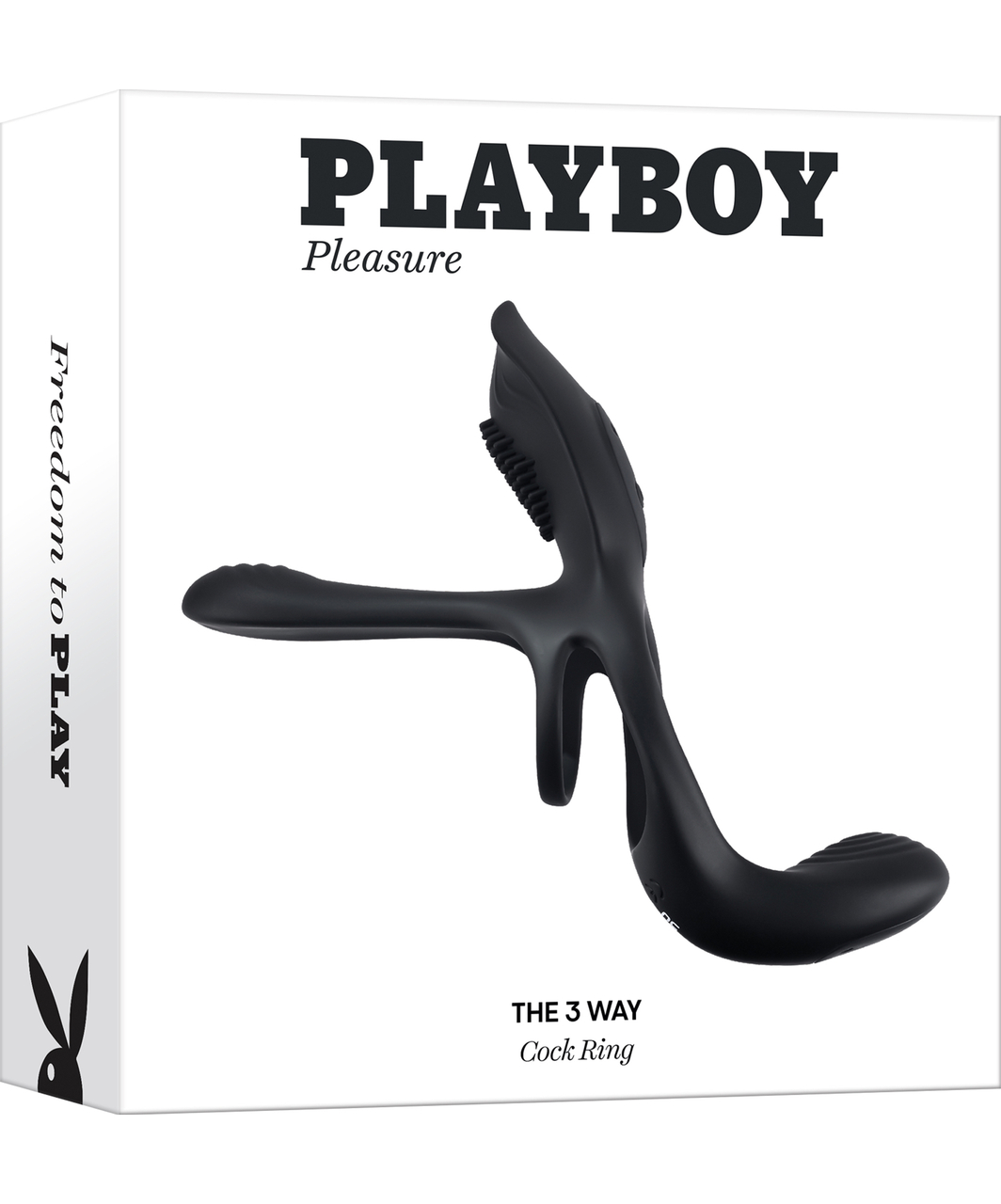 Playboy Pleasure The 3 Way vibratorius su klitorio stimuliatoriumi