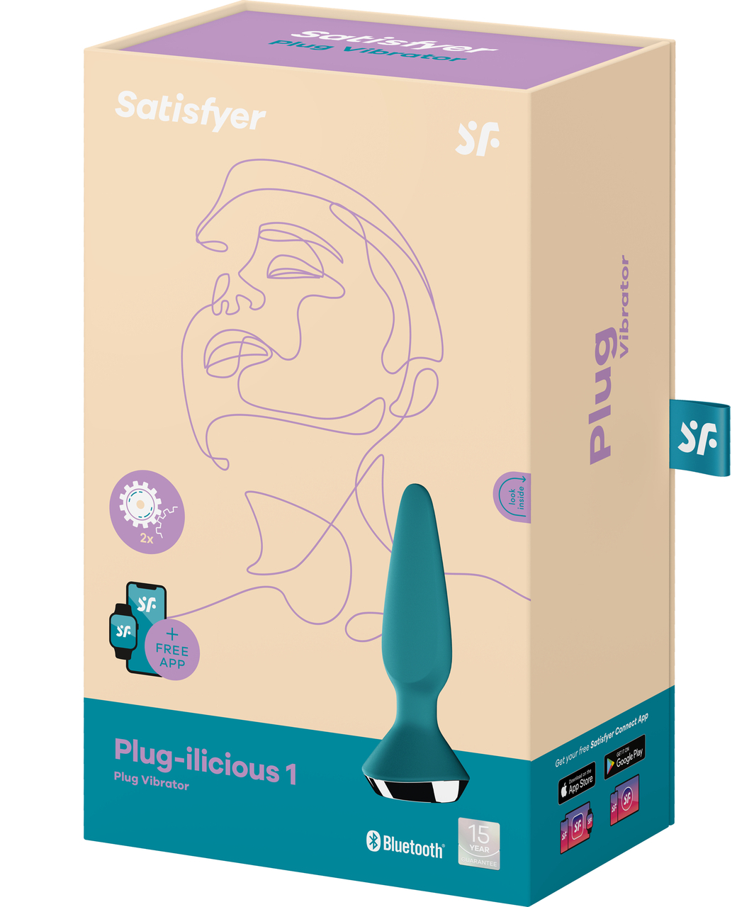 Satisfyer Plug-ilicious 1 анальный вибратор