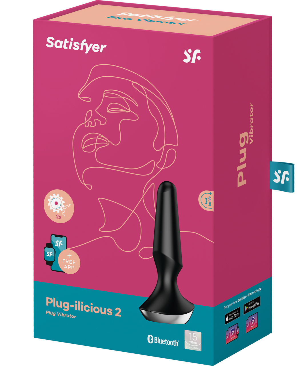 Satisfyer Plug-ilicious 2 analinis vibratorius