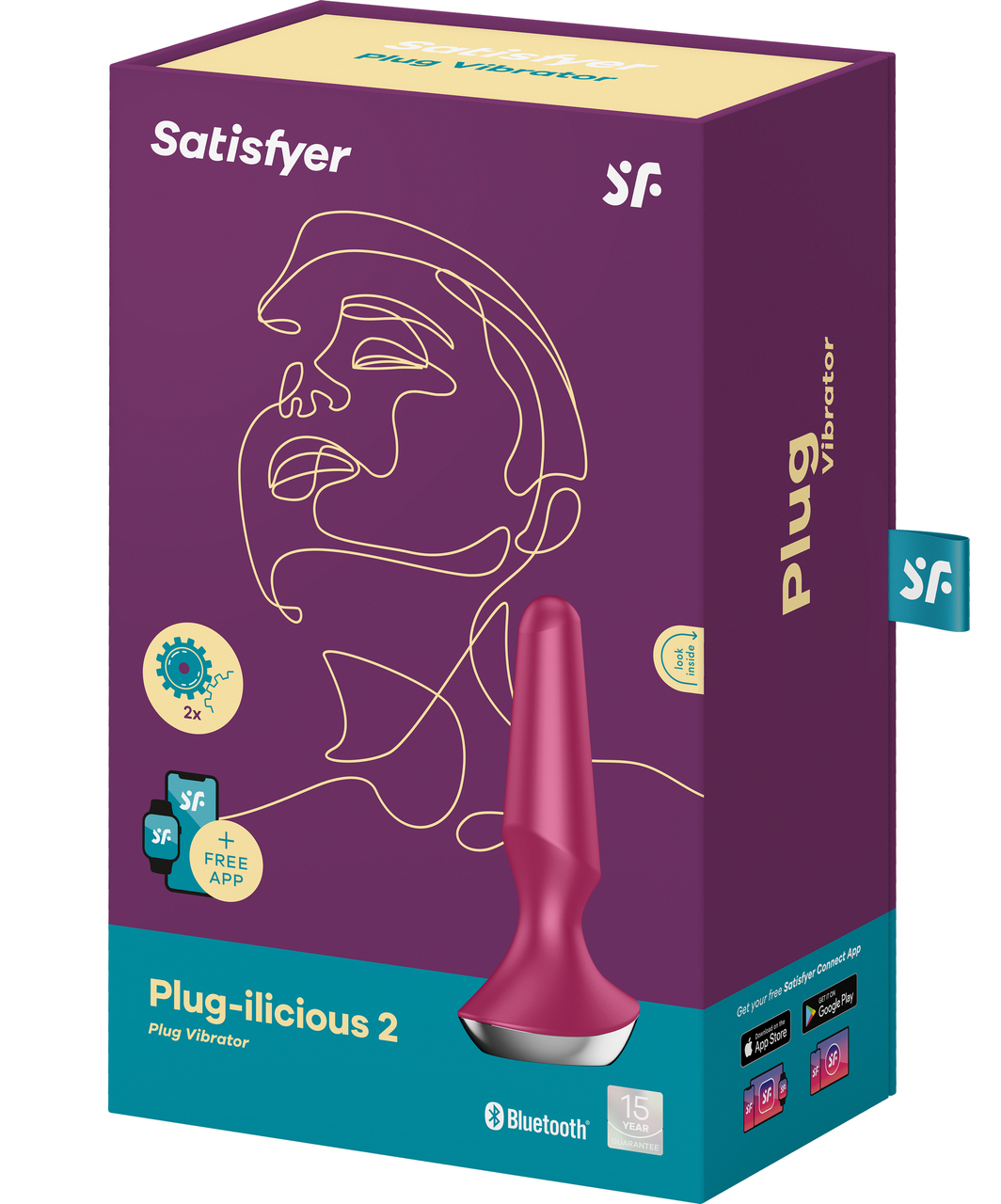 Satisfyer Plug-ilicious 2 analinis vibratorius