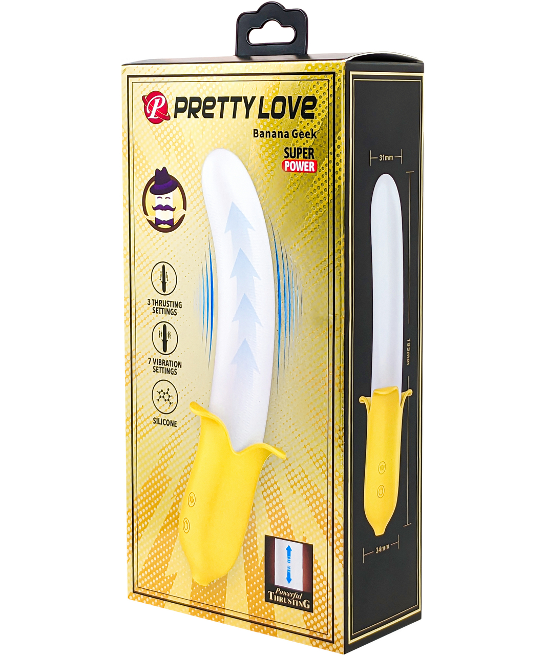 Pretty Love Thrusting Banana vibraator