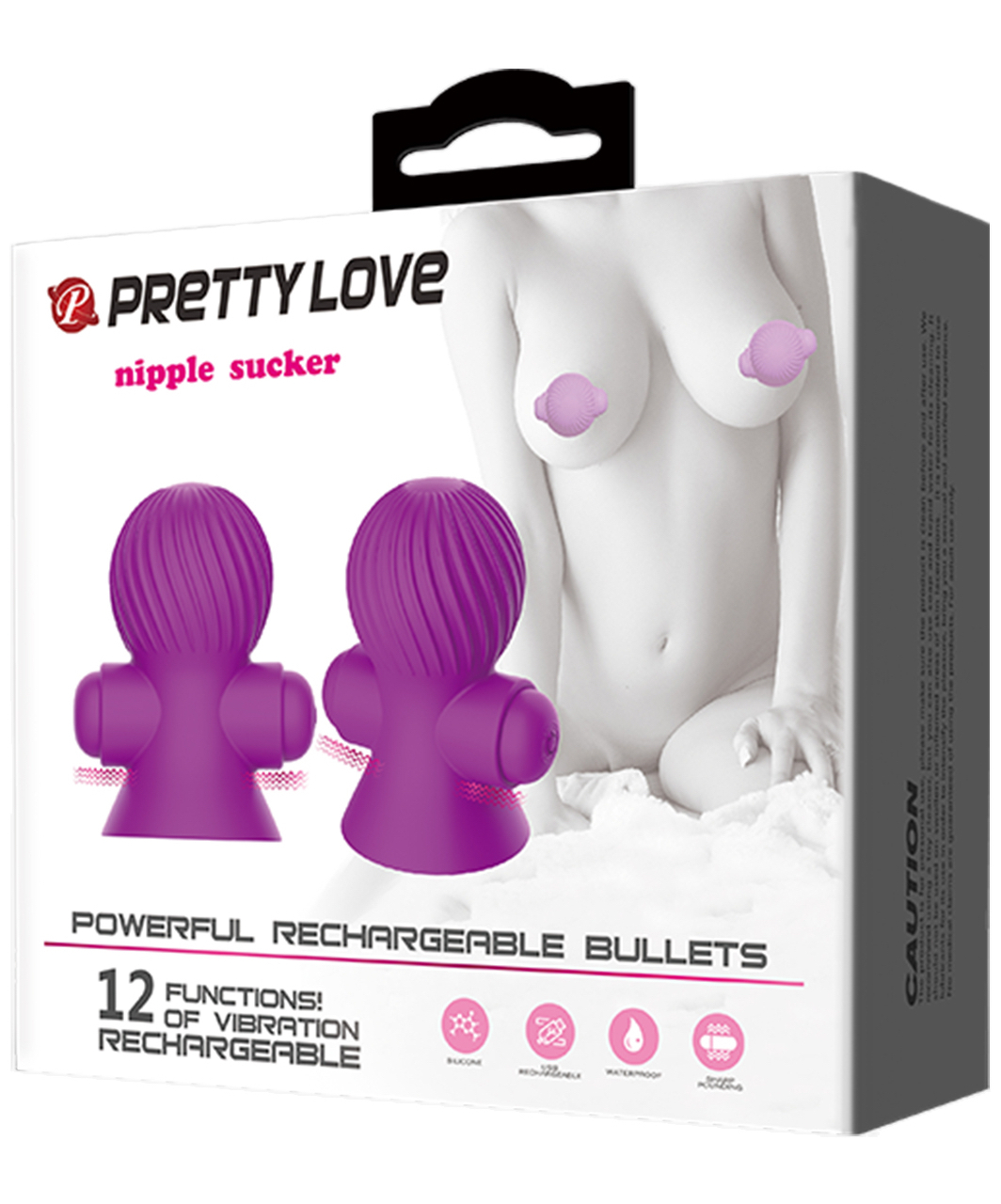 Pretty Love Vibrating Nipple Suckers