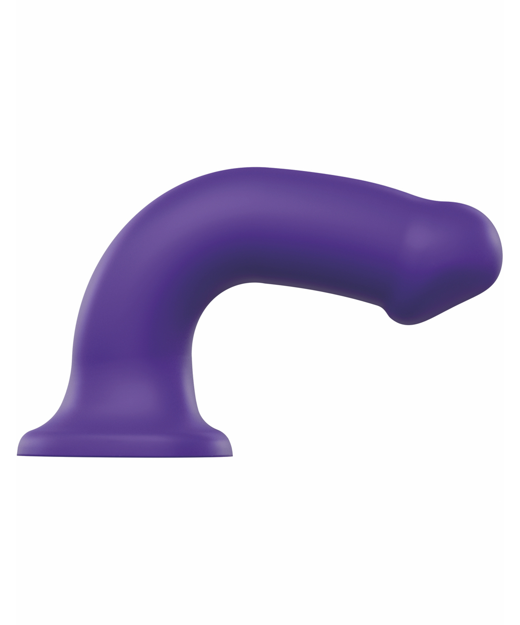 Strap On Me Purple Dual Density Bendable силиконовый дилдо