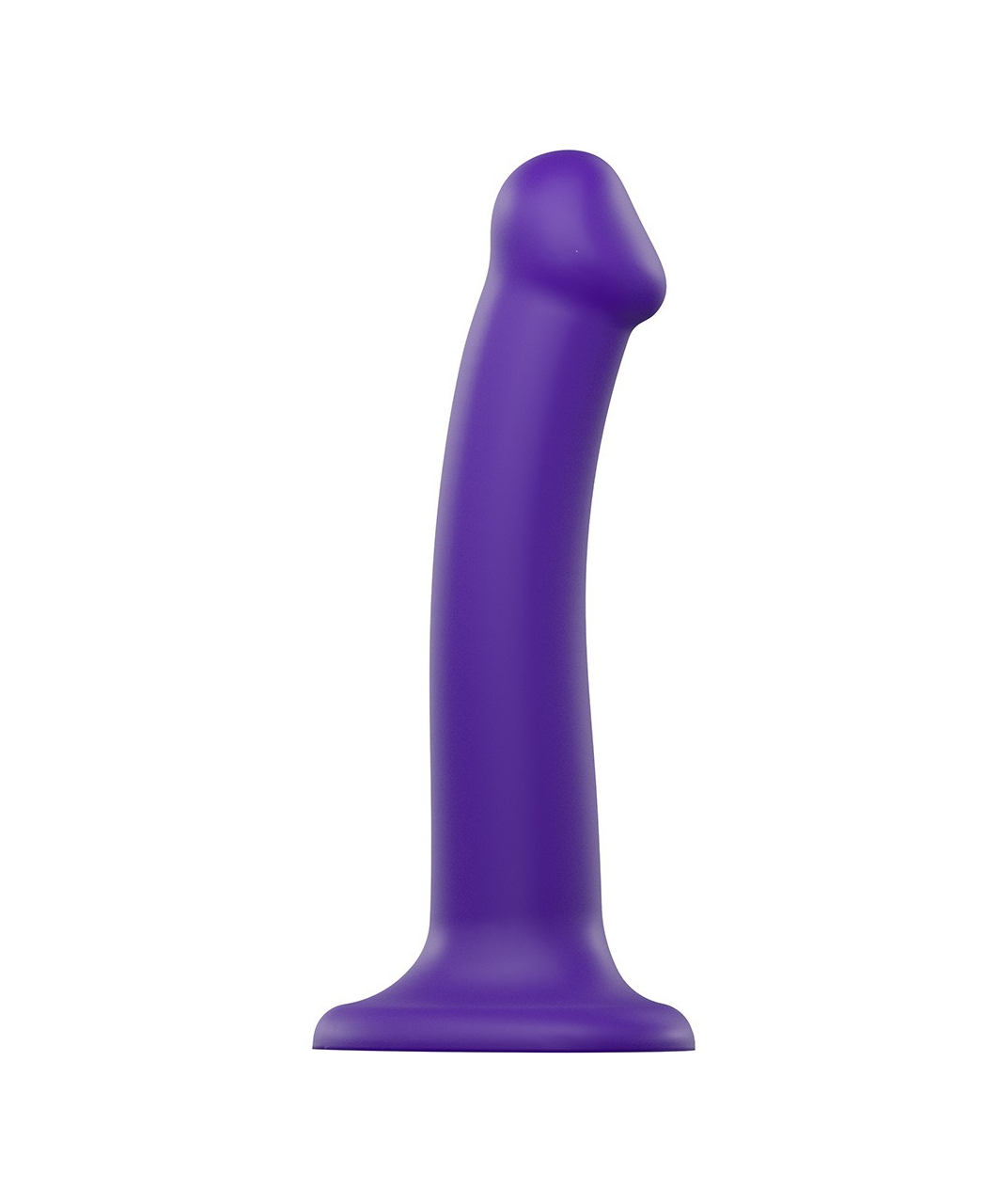 Strap On Me Violetinis Dual Density Bendable silikoninis dildo