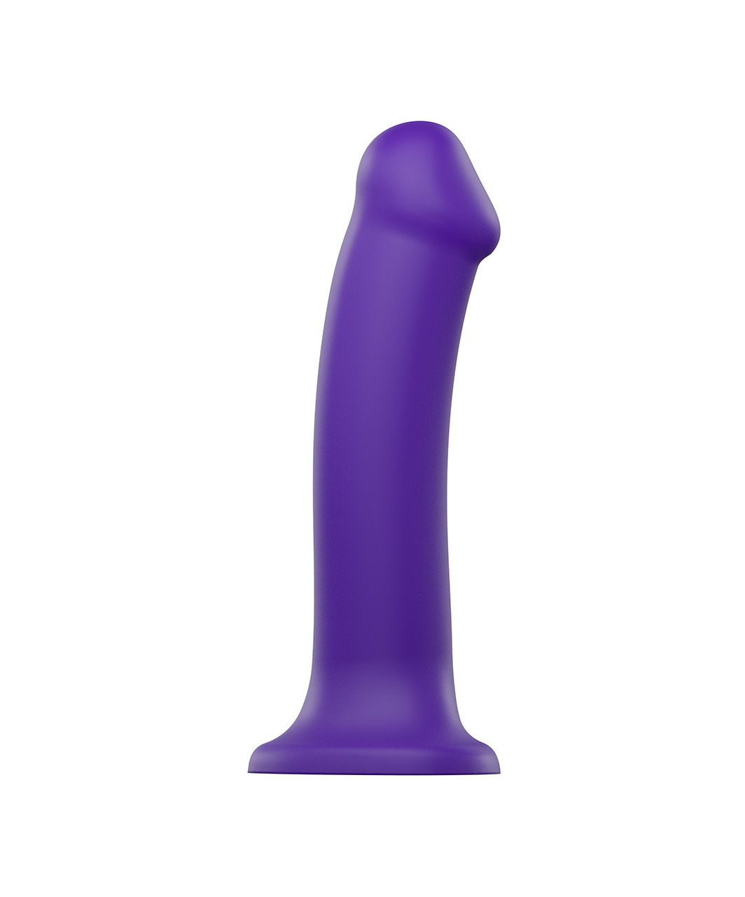 Strap On Me Purple Dual Density Bendable силиконовый дилдо