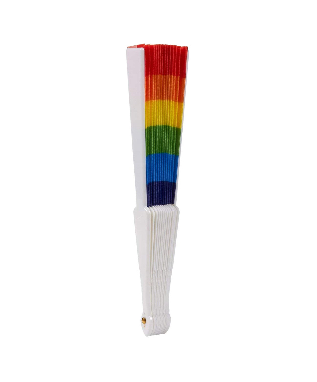 Rainbow Pride hand fan