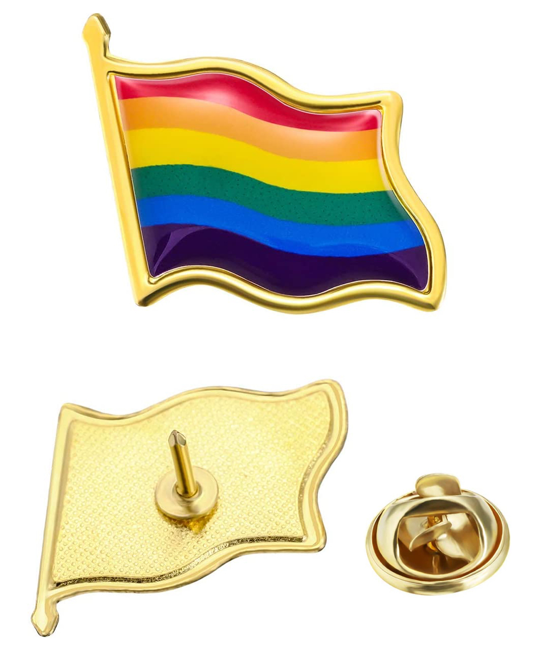 Rainbow Pride LGBT lipuga emailist reväärimärk