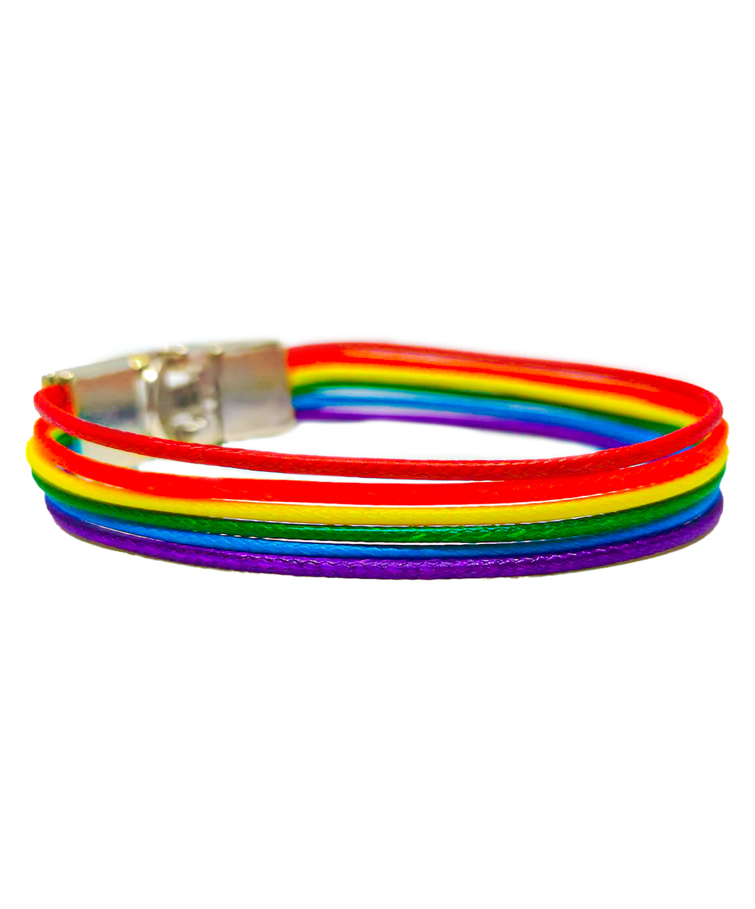 Rainbow Pride string bracelet