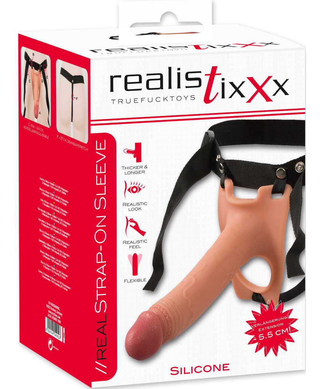 Realistixxx Hollow Silicone Strap-on