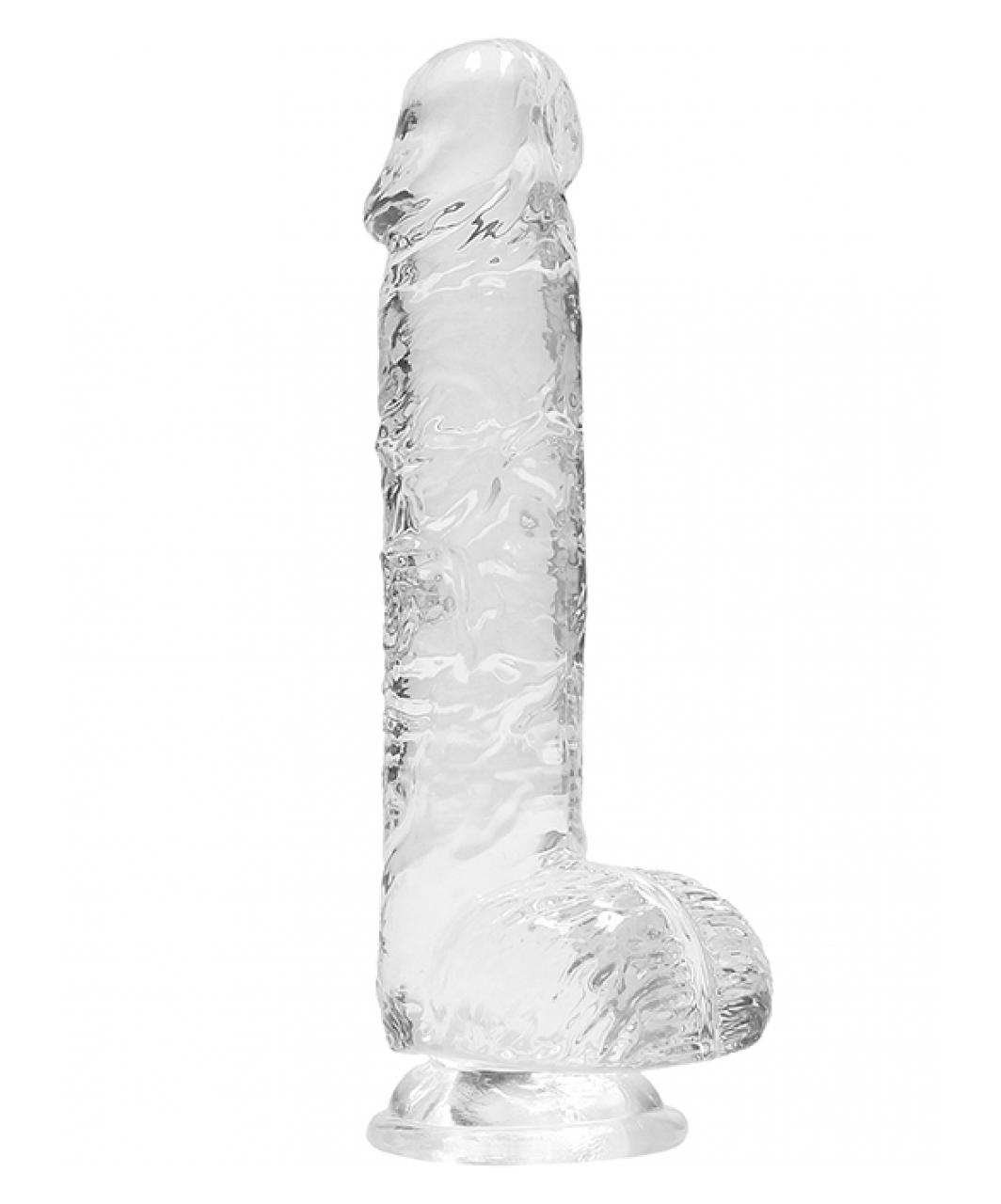 RealRock Crystal Cock TPE plastikas dildo