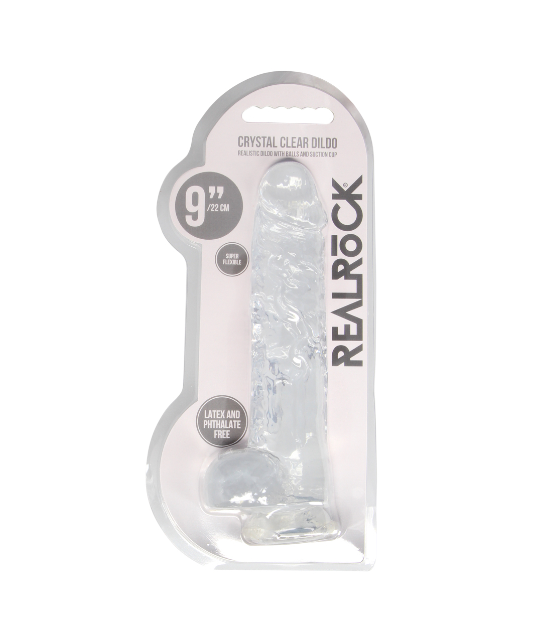 RealRock Crystal Cock Large TPE plastikust dildo