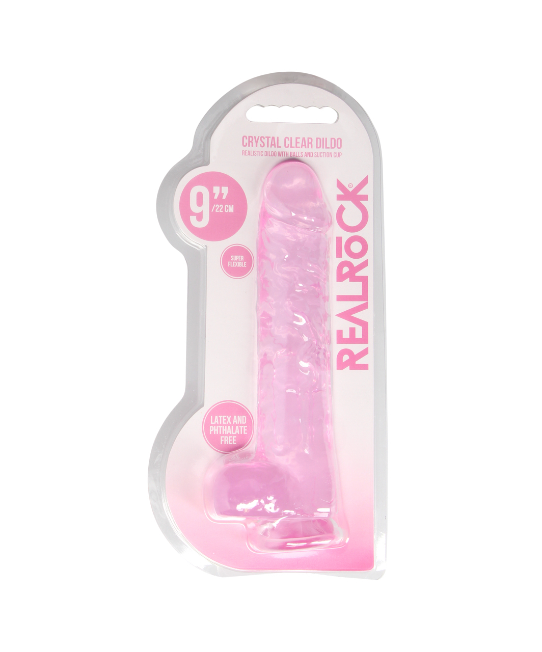 RealRock Crystal Cock Large TPE plastikust dildo