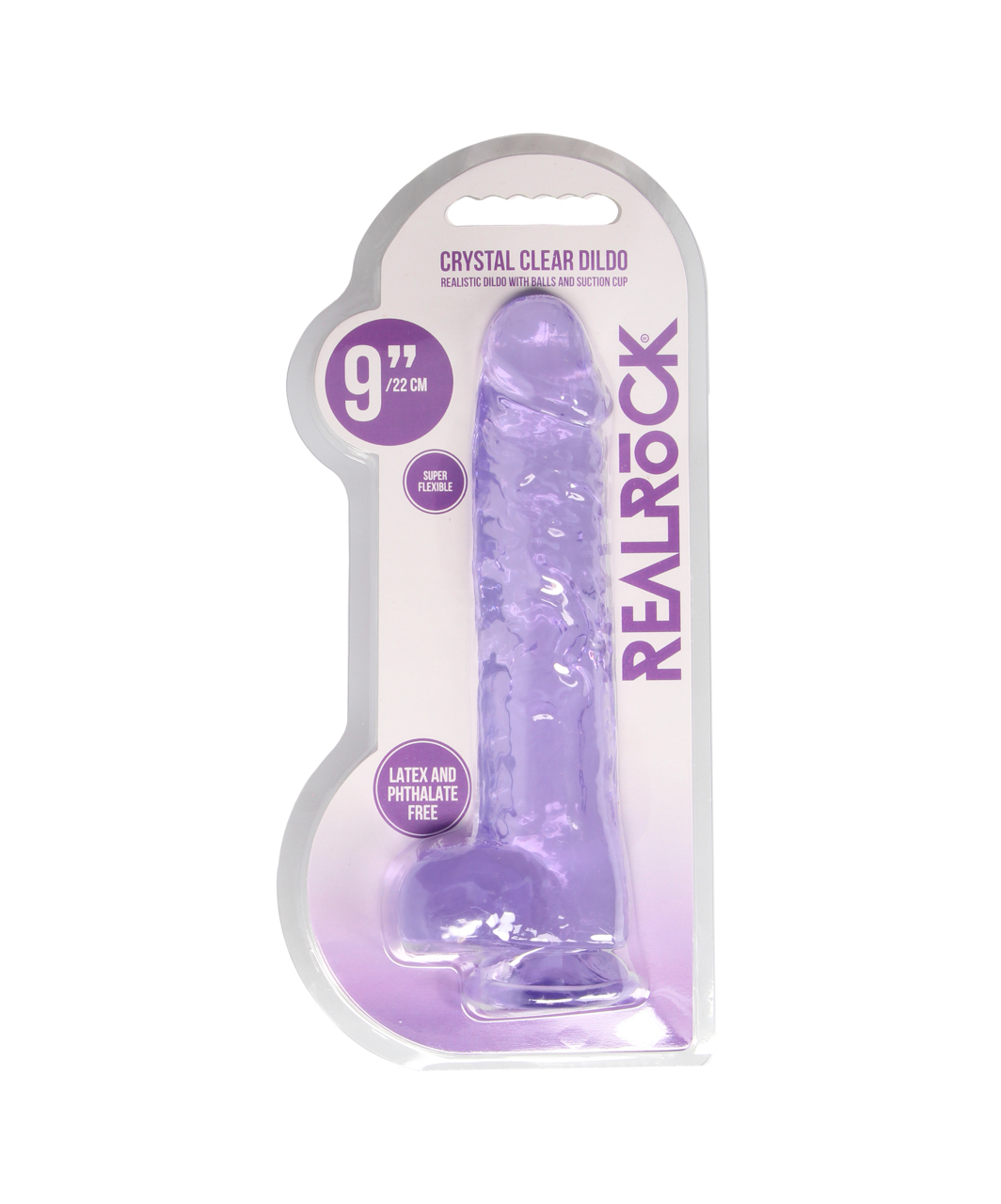 RealRock Crystal Cock Large TPE plastikust dildo