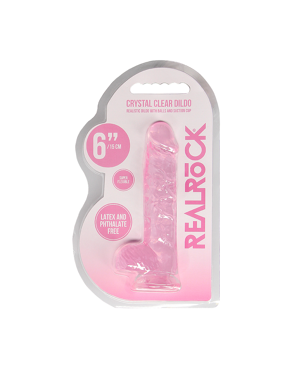 RealRock Crystal Cock дилдо из ТПЭ