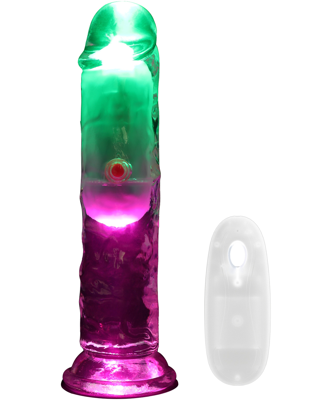 RealRock LED 6 inch kaugjuhtimispuldiga vibraator