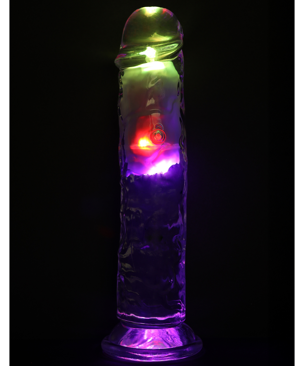 RealRock LED 8 inch kaugjuhtimispuldiga vibraator