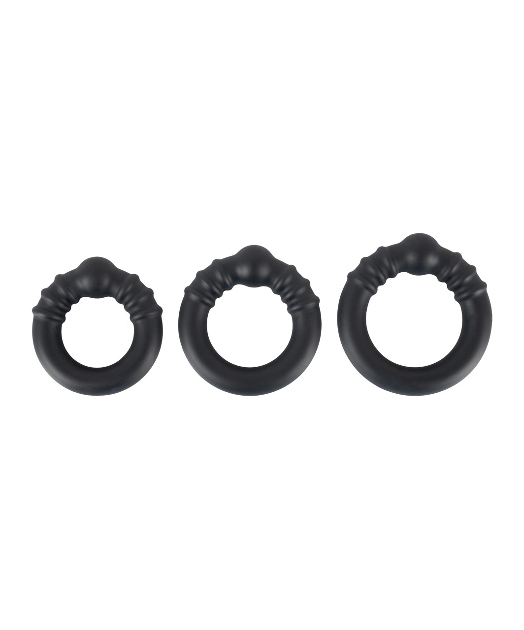 Rebel Weighted Silicone Cock Ring Set