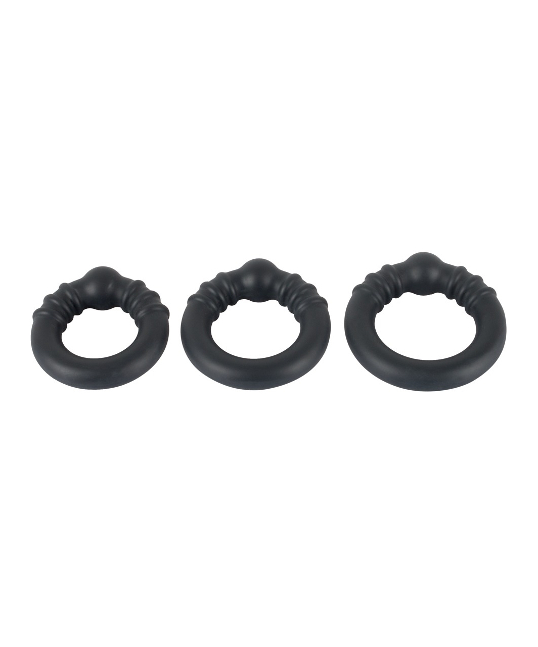 Rebel Weighted Silicone Cock Ring Set