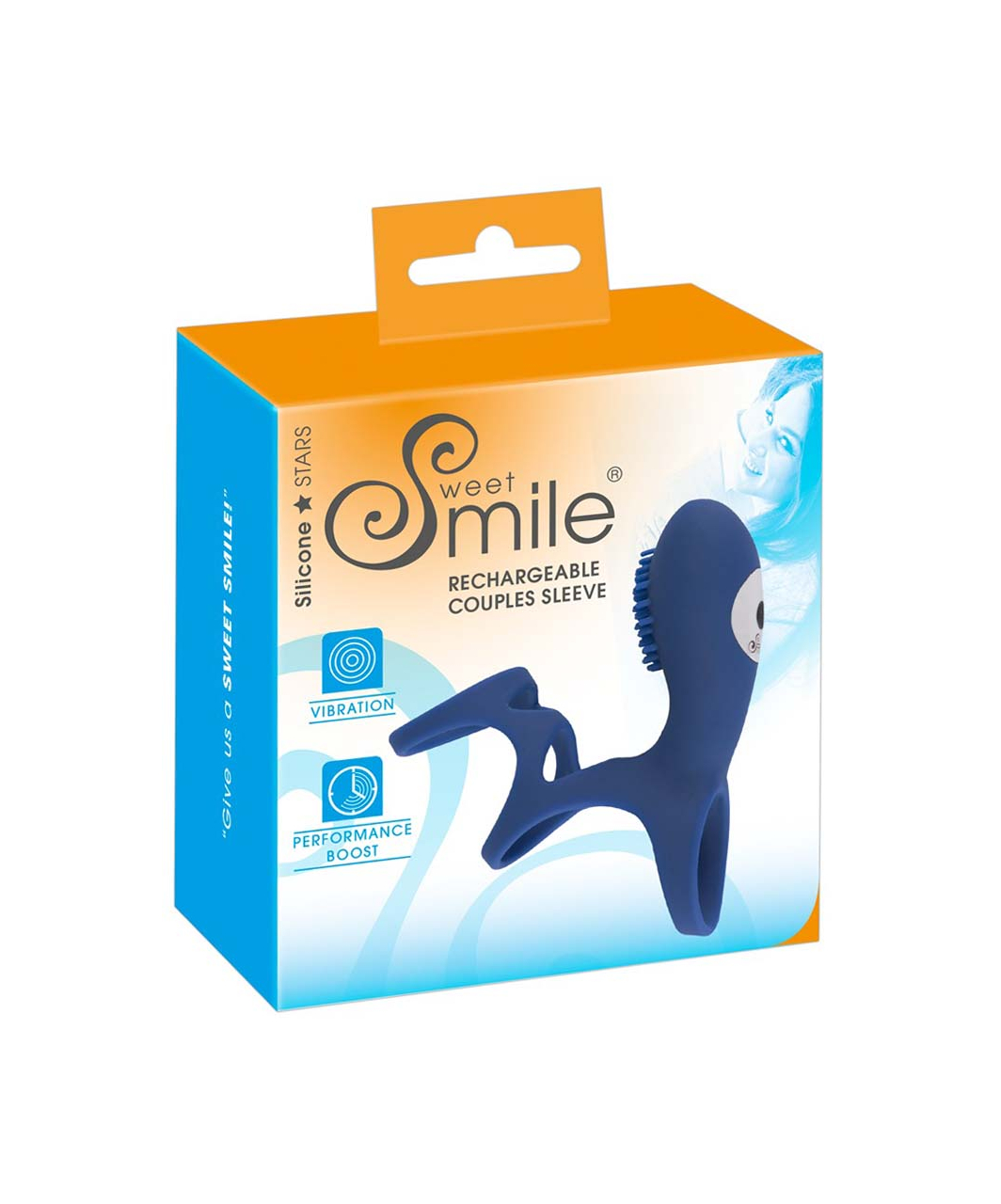 Smile Rechargeable Couple Sleeve