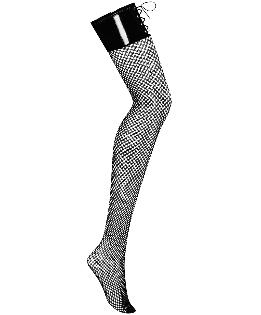 Obsessive Remediosa black net suspender stockings