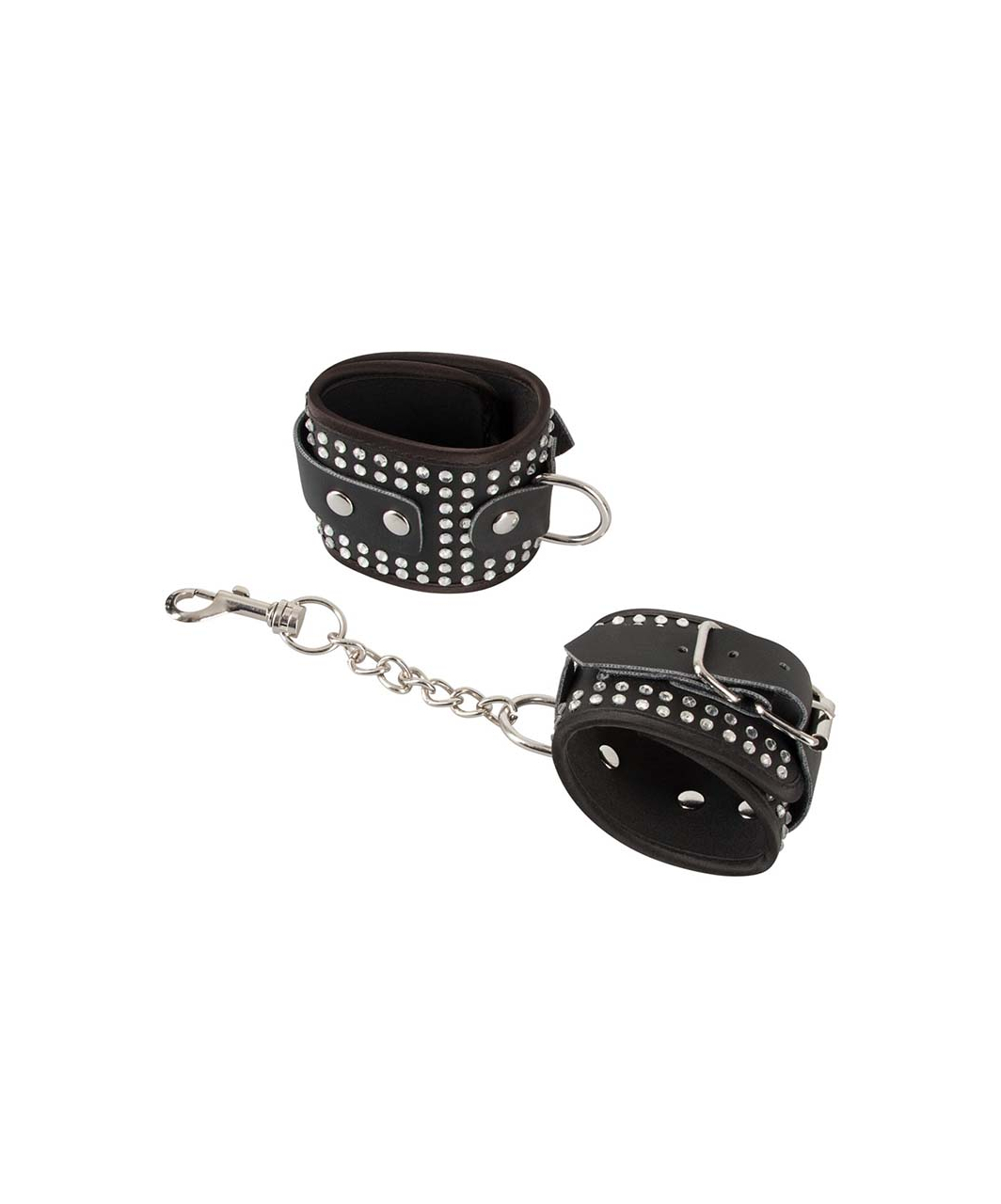 Bad Kitty Restraint Set With Rhinestones