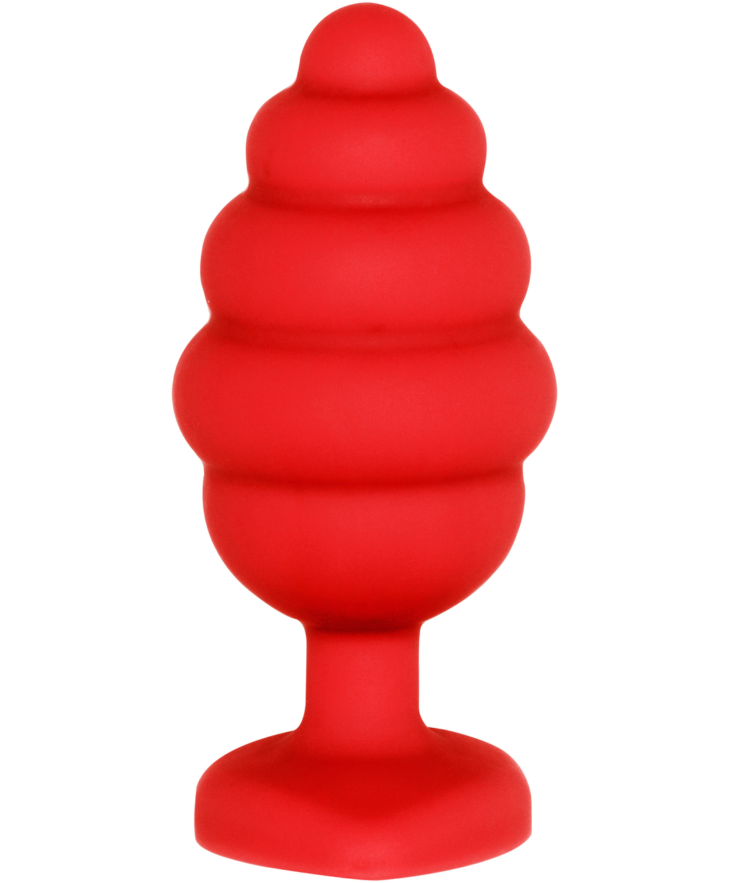 Shots Toys Ribbed Jewel Heart anālais stimulators